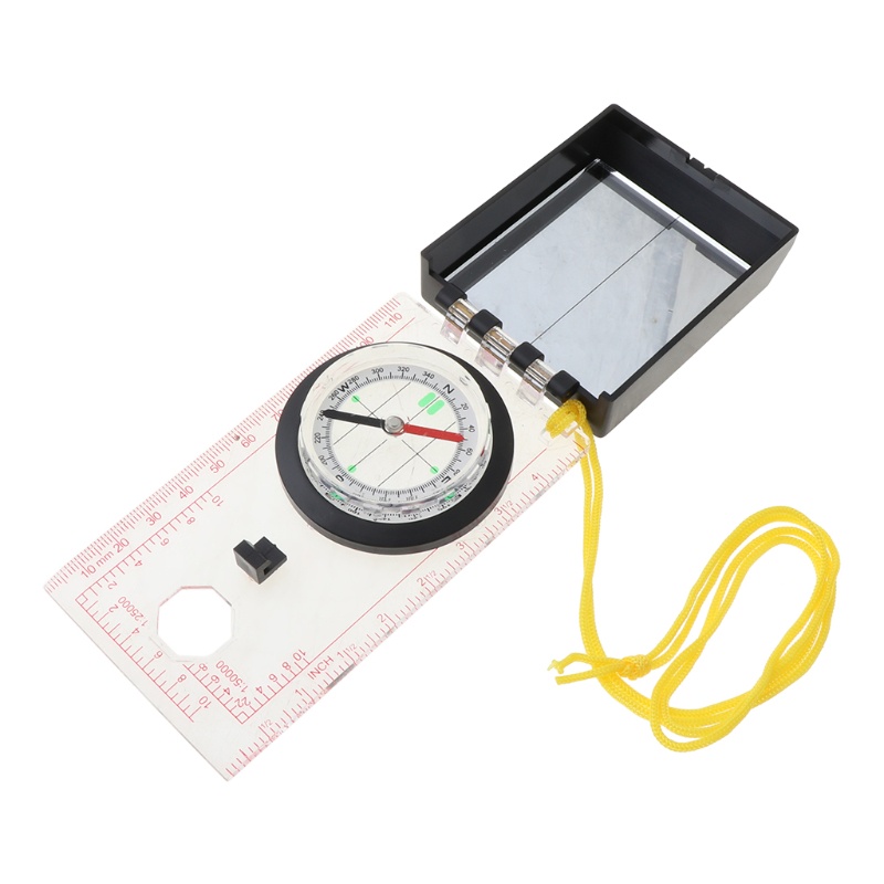 La Bàn Hướng Kèm Gương Soi Dùng Cho Hoạt Động Cắm Trại Ngoài Trời