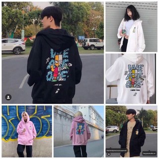 Áo khoác áo hoodie nam nữ mặc  , vải nỉ ngoại dày mịn ko phai ko nhão