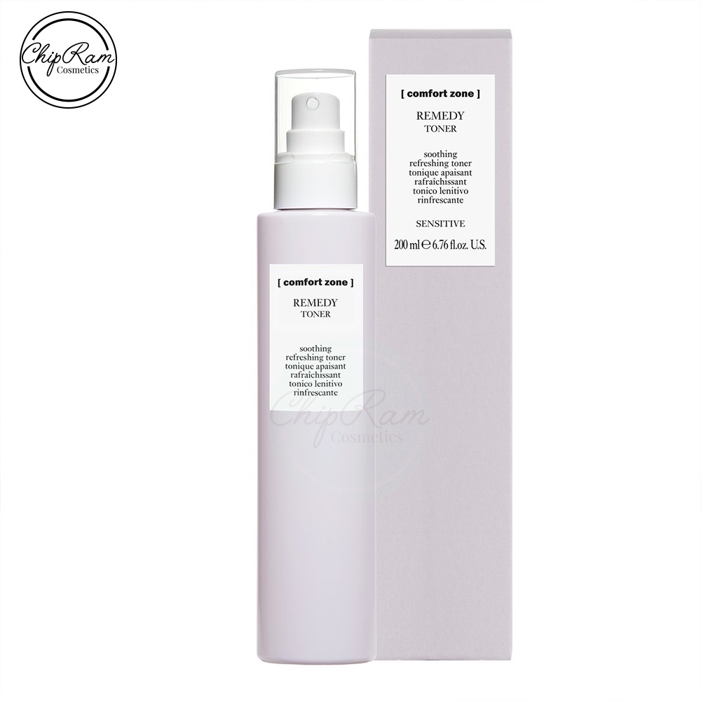 Nước hoa hồng dạng xịt Comfort Zone Remedy Toner làm dịu mát da 200ml