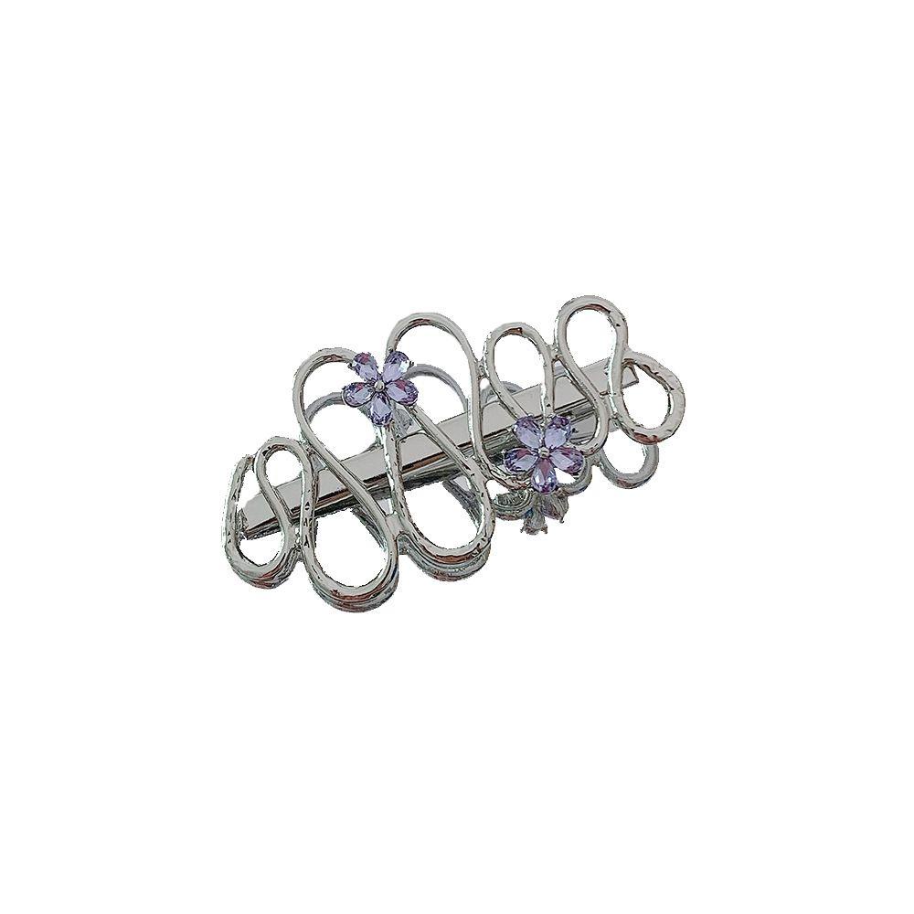 Kẹp Tóc VANES1 Bằng Hợp Kim Họa Tiết Hoa Nho Ngọt Ngào Dễ Phối Đồ Phong Cách Hàn Quốc