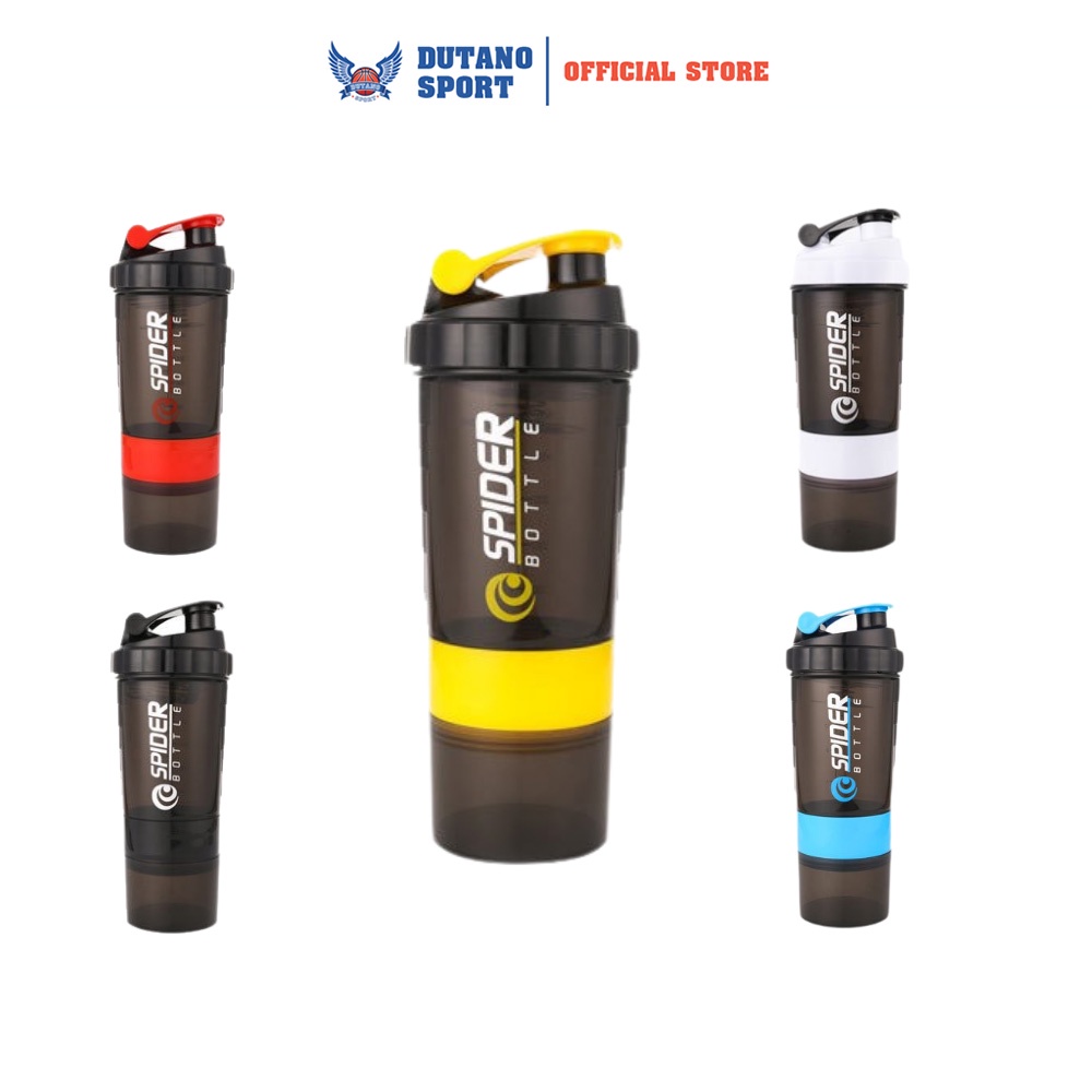 Bình Lắc Shaker Tập GYM 3 Ngăn Tiện Dụng 500 ML DUTANO