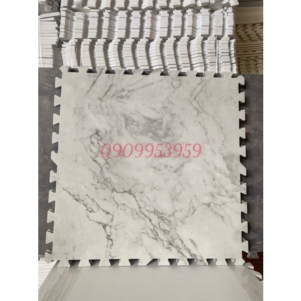 Thảm xốp lót sàn vân hoa cương  size 60x60x1cm