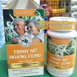 Trinh Nữ Hoàng Cung – Hỗ trợ điều trị u xơ tử cung, u nang buồng trứng, u xơ tuyến tiền liệt_hộp 100 viên.