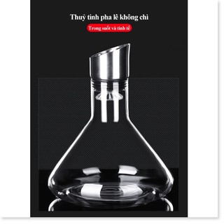 🆕 Bình gạn vang thác nước waterfall decanter 1500ml