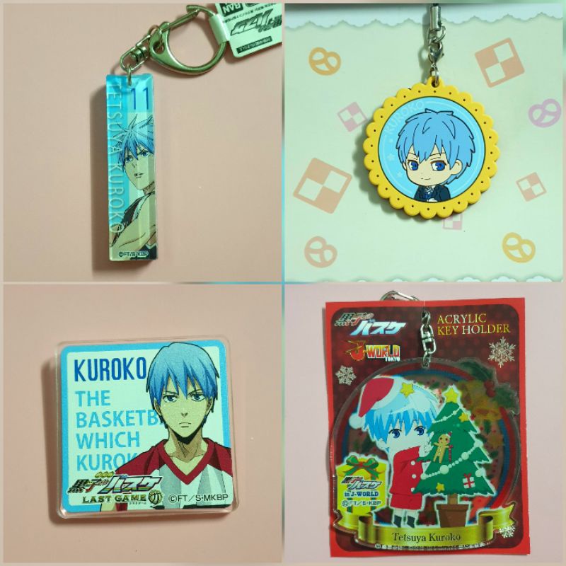 Huy hiệu và móc khóa chính hãng - Kuroko no Basket/Tetsuya Kuroko