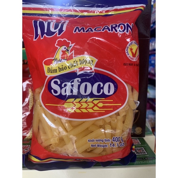 Nui Safoco ống dài đảm bảo chất lượng 400g