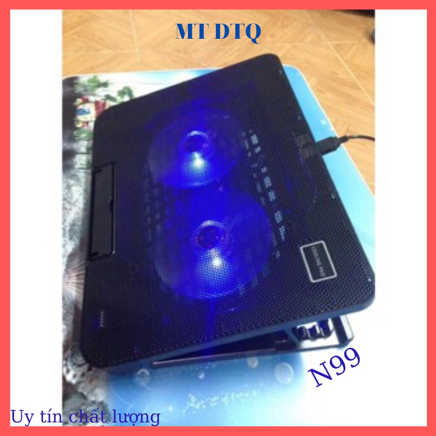 Đế tản nhiệt laptop N99 Cooling Pad cho laptop từ 17 inch trở xuống