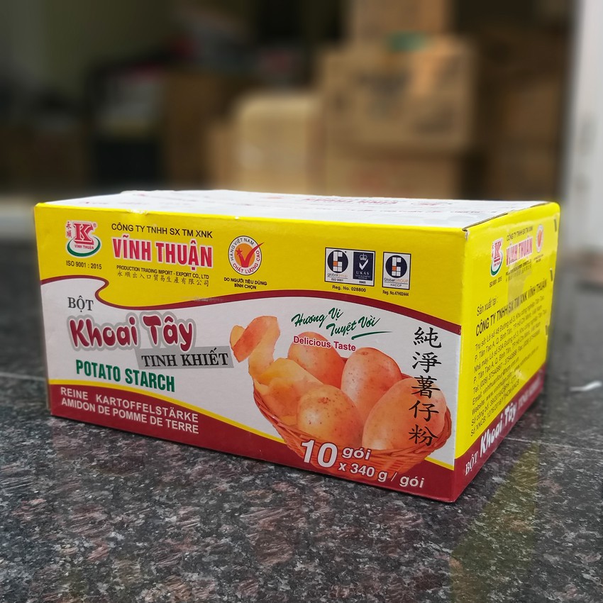 Bột khoai tây tinh khiết Vĩnh Thuận gói 340g