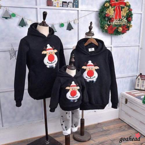 ABH ❤ Áo hoodie nữ dáng ông già Noel nhiều màu sắc