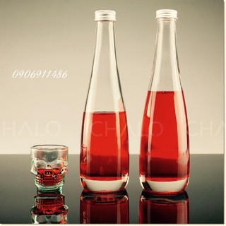 Combo 2 chai thủy tinh cao cấp 330ml -500ml