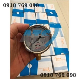 Đồng hồ áp dầu đường kính 63mm chân ren 13mm