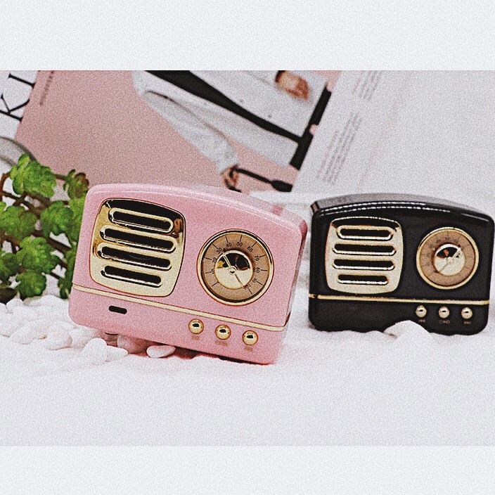 [Mã SKAMLTSM9 giảm 10% đơn 99K] Loa Vintage - Loa Bluetooth Cổ Điển Retro Vintage Điện Tử Mini - Tiệm ngựa gỗ