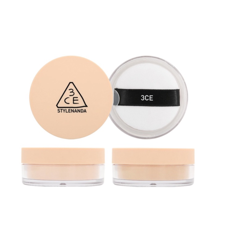 Phấn Phủ 3CE Cho Lớp Trang Điểm Tự Nhiên Bền Màu 3CE Natural Finish Loose Powder 8.5g | 3CE Official Store