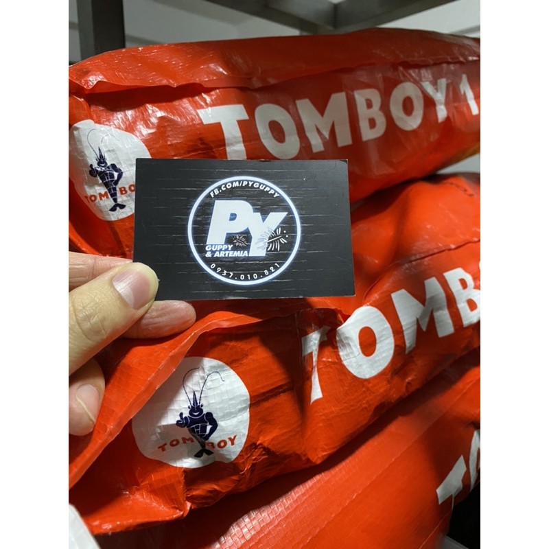 Bao 1Kg Cám Tomboy TB 0 - 1 - 2 -3 Cho Cá - Tép - Tôm - Guppy - Betta-Mún-Neon-Thuỷ Sinh-7 màu-RanChu-Cá Vàng