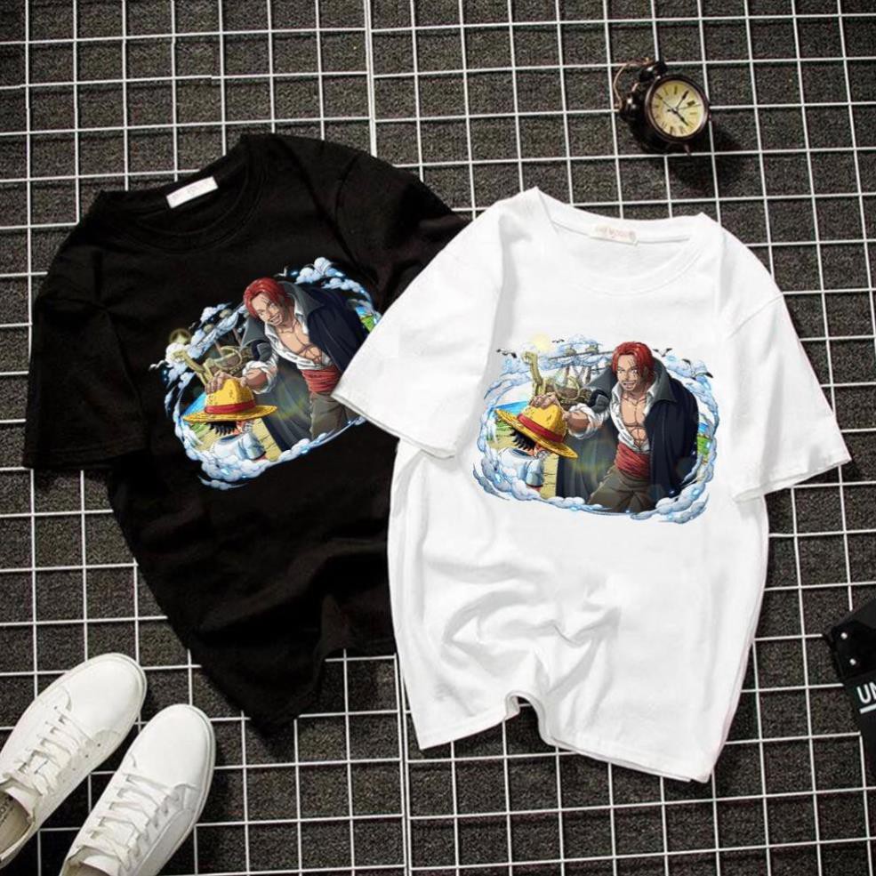 Áo thun mẫu mới One Piece Đẹp Luffy X Sharks CMTD-0004