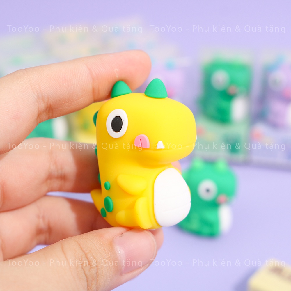 Gọt bút chì hình khủng long độc đáo kèm cục tẩy LOẠI TỐT dễ thương cute TY0275