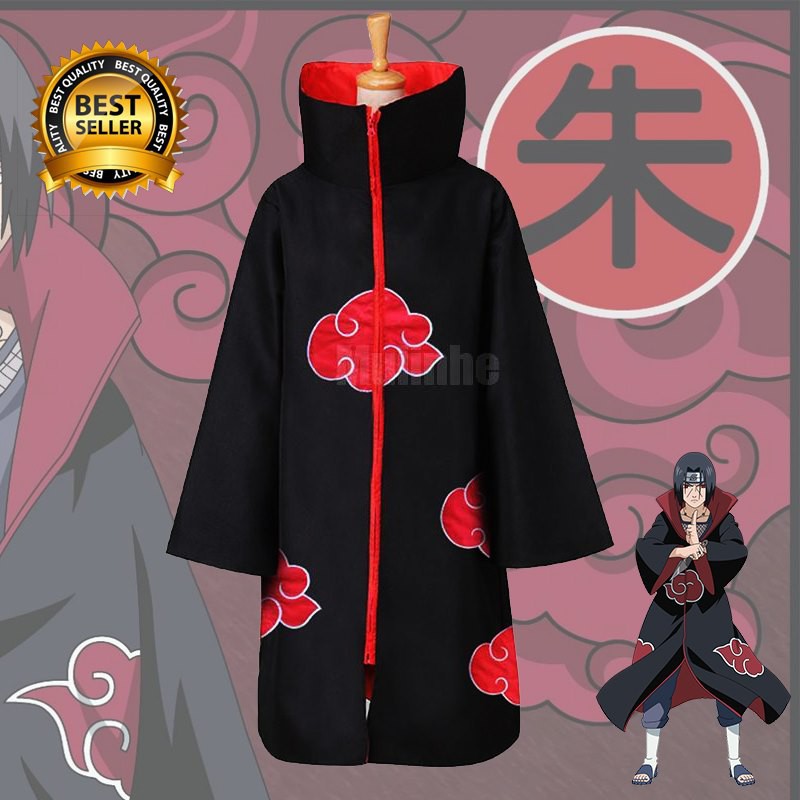 HÀNG CÓ SẴN- Áo choàng cosplay akatsuki itachi phim Naruto cực chất mẫu siêu HOT0