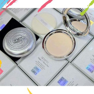 Phấn phủ siêu mịn Geo trắng Sempre Happy