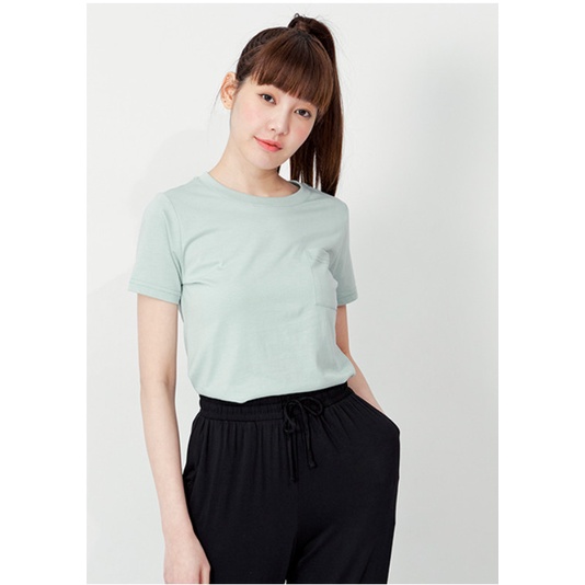 Ao thun cổ tròn túi cotton xuất khẩu