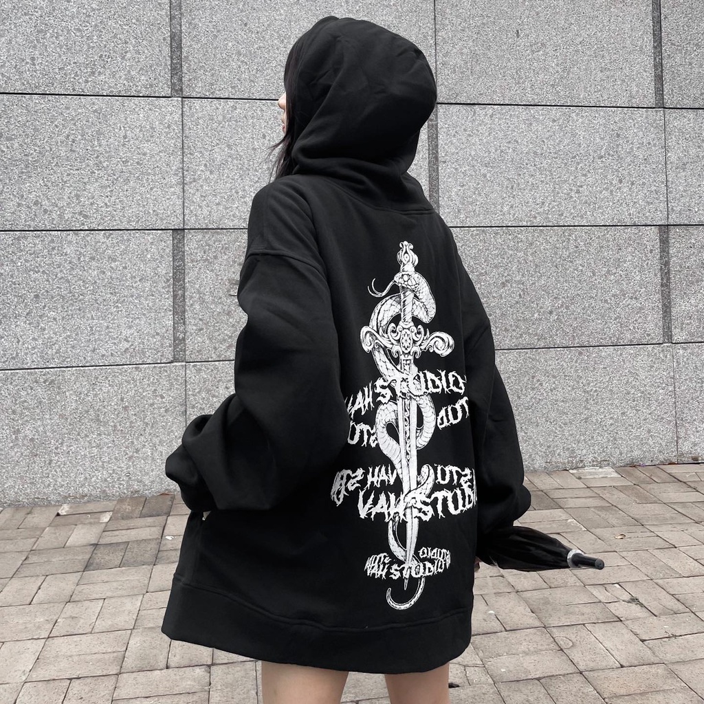 Áo hoodie VAH studio SNAKE Áo khoác nỉ hoodie vah.studio chất nỉ bông hàng vah chính hãng