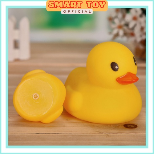 Đồ chơi nhà tắm vịt thả bồn tắm, set 4 mẹ con vịt kêu chíp chíp vui nhộn dành cho bé yêu