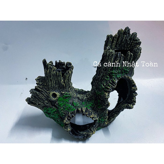 CẢNH NÚI TRANG TRÍ HỒ CÁ NON BỘ 14X13X14CM