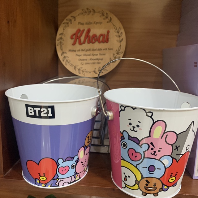 Cốc ly BT21 - Xô BT21 x Line