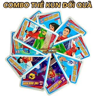 COMBO 24/36/40 THẺ KUN ĐỔI QUÀ BALO HOODIE KUN, BÓNG KUN PHẢN QUANG, QUẠT MINI KUN