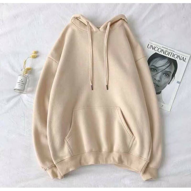 Hoodie trơn basic unisex