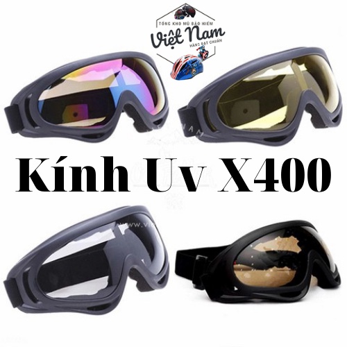 Kính phi công -kính UV X400 cao cấp kính mũ bảo hiểm 1/2 - 3/4 Chống bụi chống tia UV ⚡ Kính nón bảo hiểm các loại