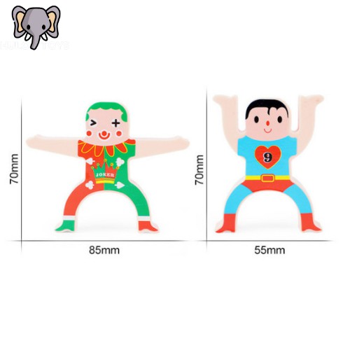 Đồ Chơi Hercules Xếp Hình Thông Minh Hulo Toys Nhiều Màu Sắc Kết Hợp Domino, Lăn Bóng, Xếp Khối Cân Bằng Cho Bé