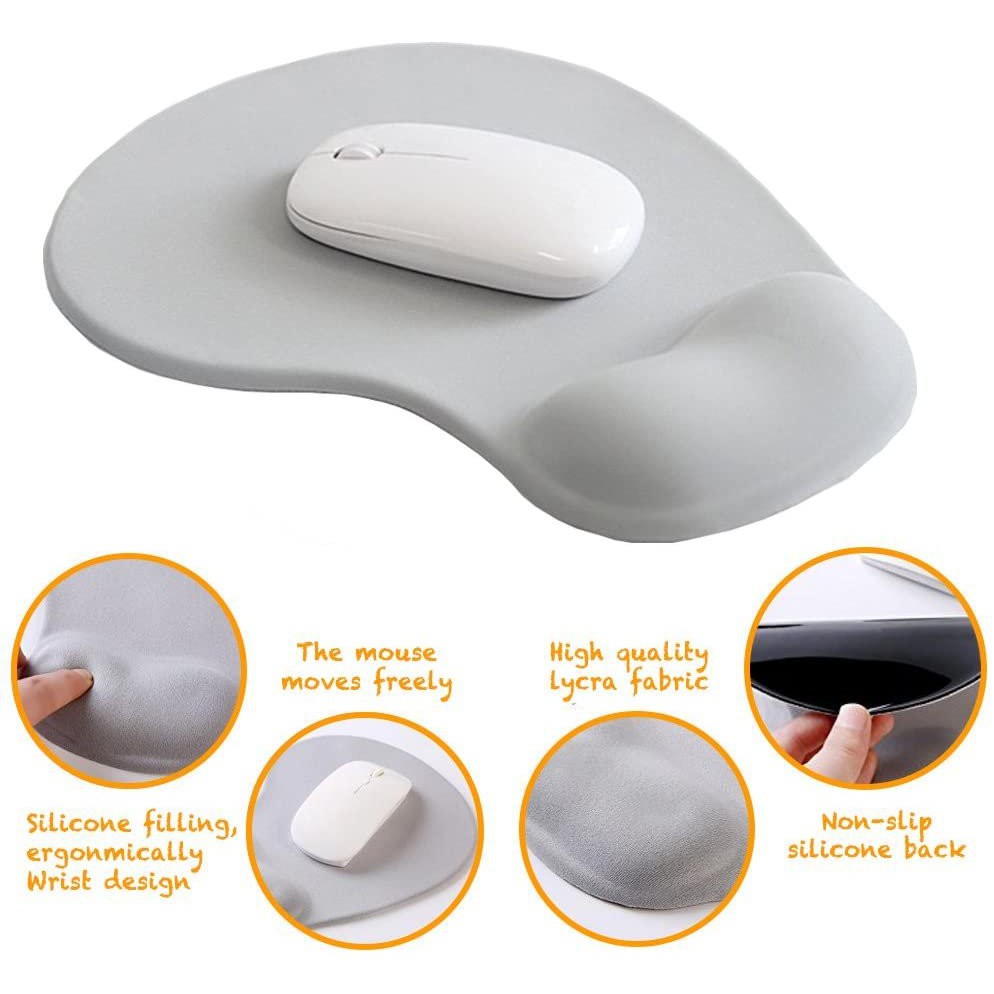 Miếng lót chuột silicone mút đệm chống mỏi cao cấp - Tăng khả năng di chuyển, chống giật cho các gamer