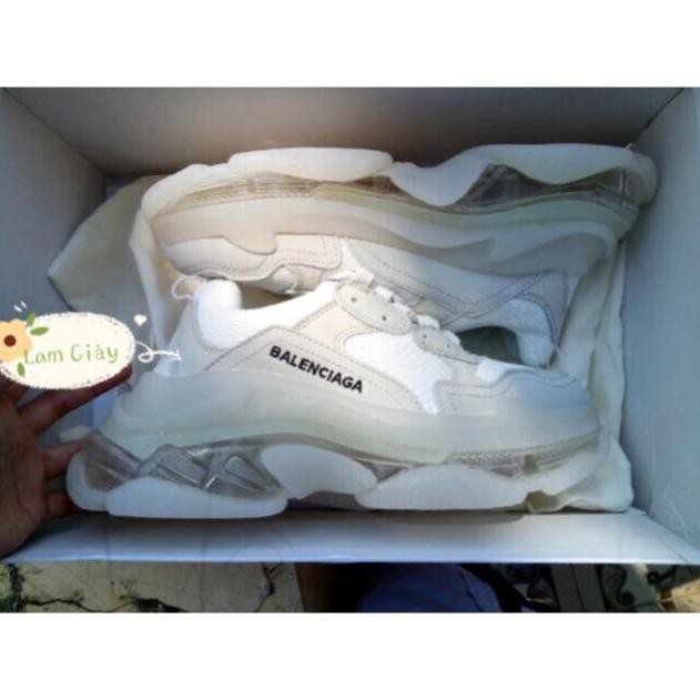 Giày Balenciaga triple s đế air full trắng trong ! HOT . < !