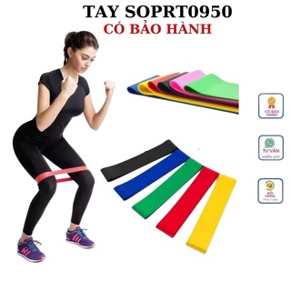 Dây kháng lực mini band Valeo Fitness tập mông, dây kháng lực cao su tập gym resistance miniband