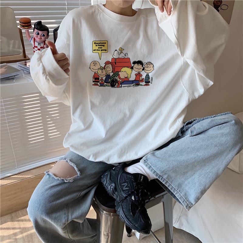 Áo Sweater Dáng Rộng Phong Cách Hàn Quốc Thời Trang Xuân Thu Cho Nữ