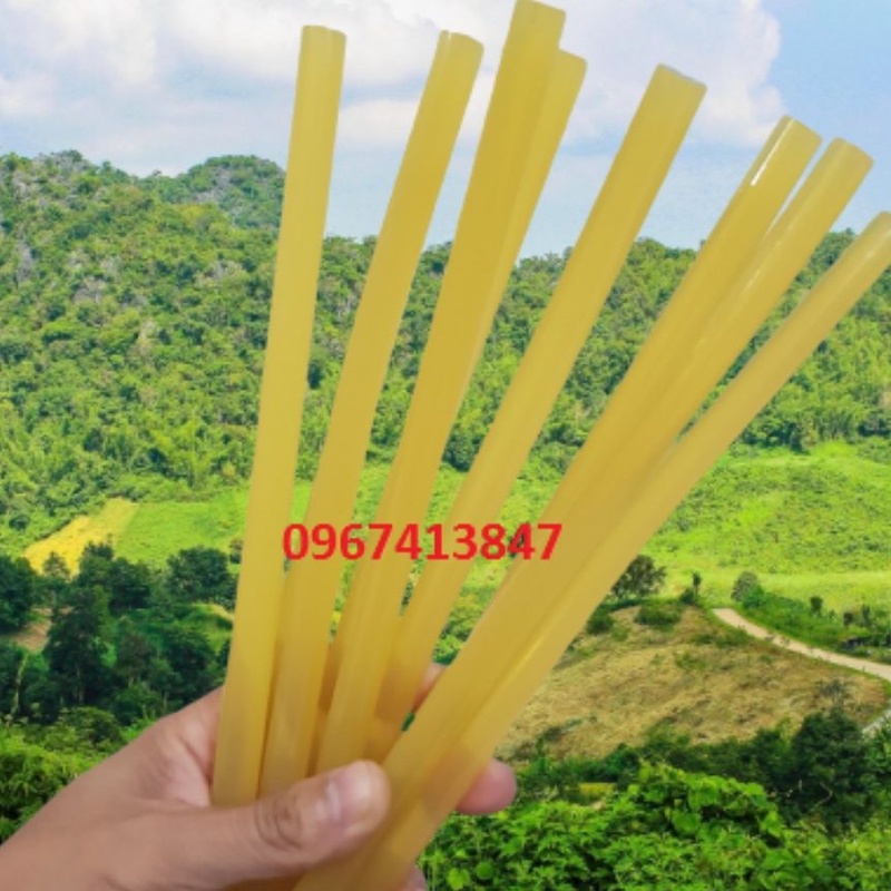 Combo Máy bắn keo nến to có nút chỉnh nhiệt hàng sịn, keo nến to, keo nến nhỏ, dụng cụ handmade