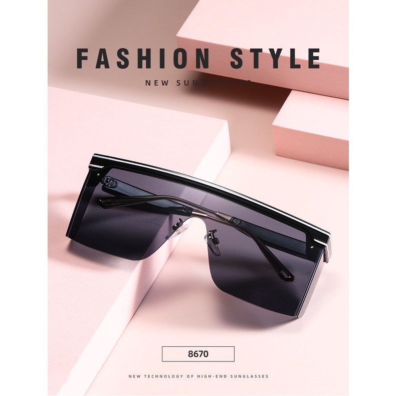 Kính Mát Bản To Thời Trang 2022 Phong Cách Sang Trọng Dành Cho Nam Và Nữ