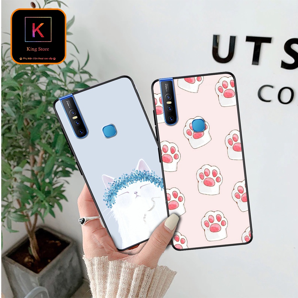 Ốp lưng Vivo V15 - Vivo V15 Pro - Vivo V17 - Vivo V17 Pro - Ốp in hình mèo con ngộ nghĩnh