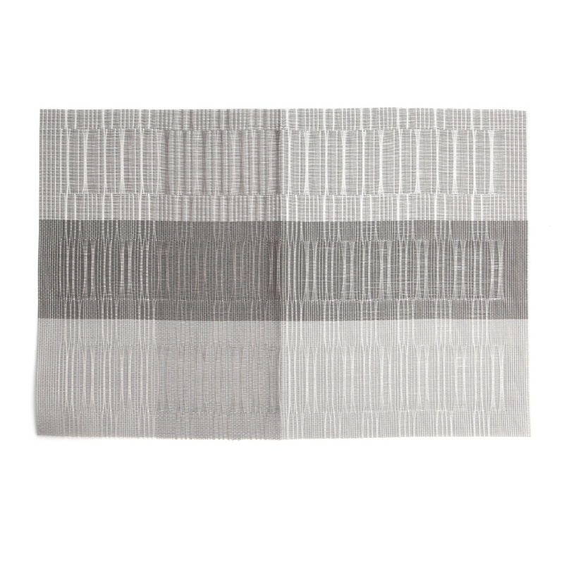 Tấm Lót Bàn Ăn Bằng PVC Jacquard Họa Tiết Sọc Tre