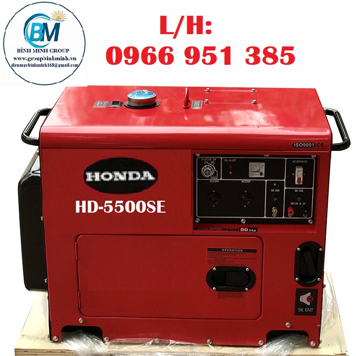 Máy Phát Điện Honda Chạy Dầu 3,5Kw HD-5500SE