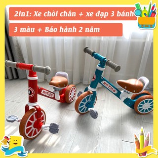 Xe chòi chân Motion 2020 [ XE LOẠI 1] tăng cường vận động, phát triển cơ và xương cho trẻ từ 2-6 tuổi, BH 6 tháng