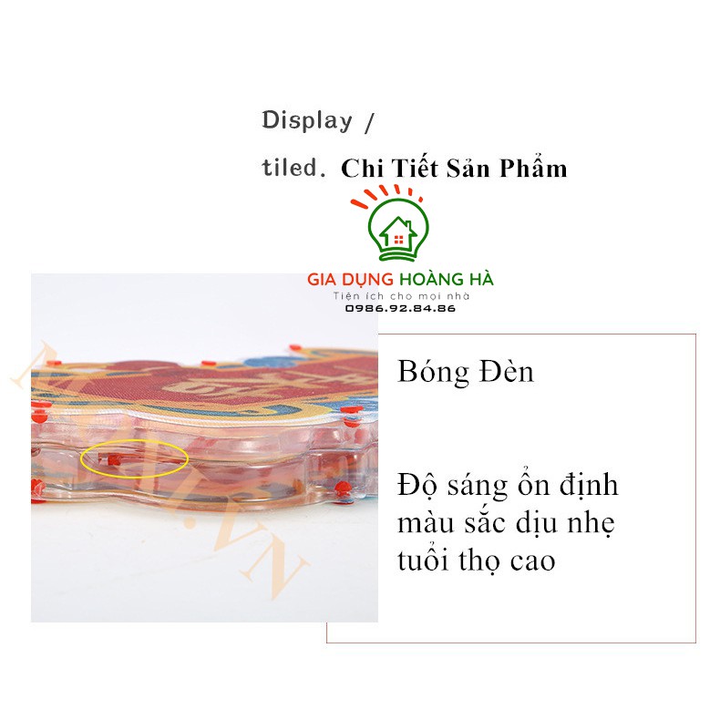 ĐÈN LED TRANG TRÍ TẾT TREO TƯỜNG hình thần tài, cậu bé, cô bé, chữ PHÚC thích hợp dán cửa , dán kính tiệm , quán ăn,.