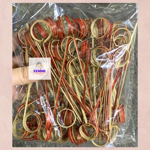 Xiên Que Trang Trí Cocktail Que Xiên Trái Cây Trang Trí Pha Chế Tăm Tre Decor  - Dụng Cụ Pha Chế