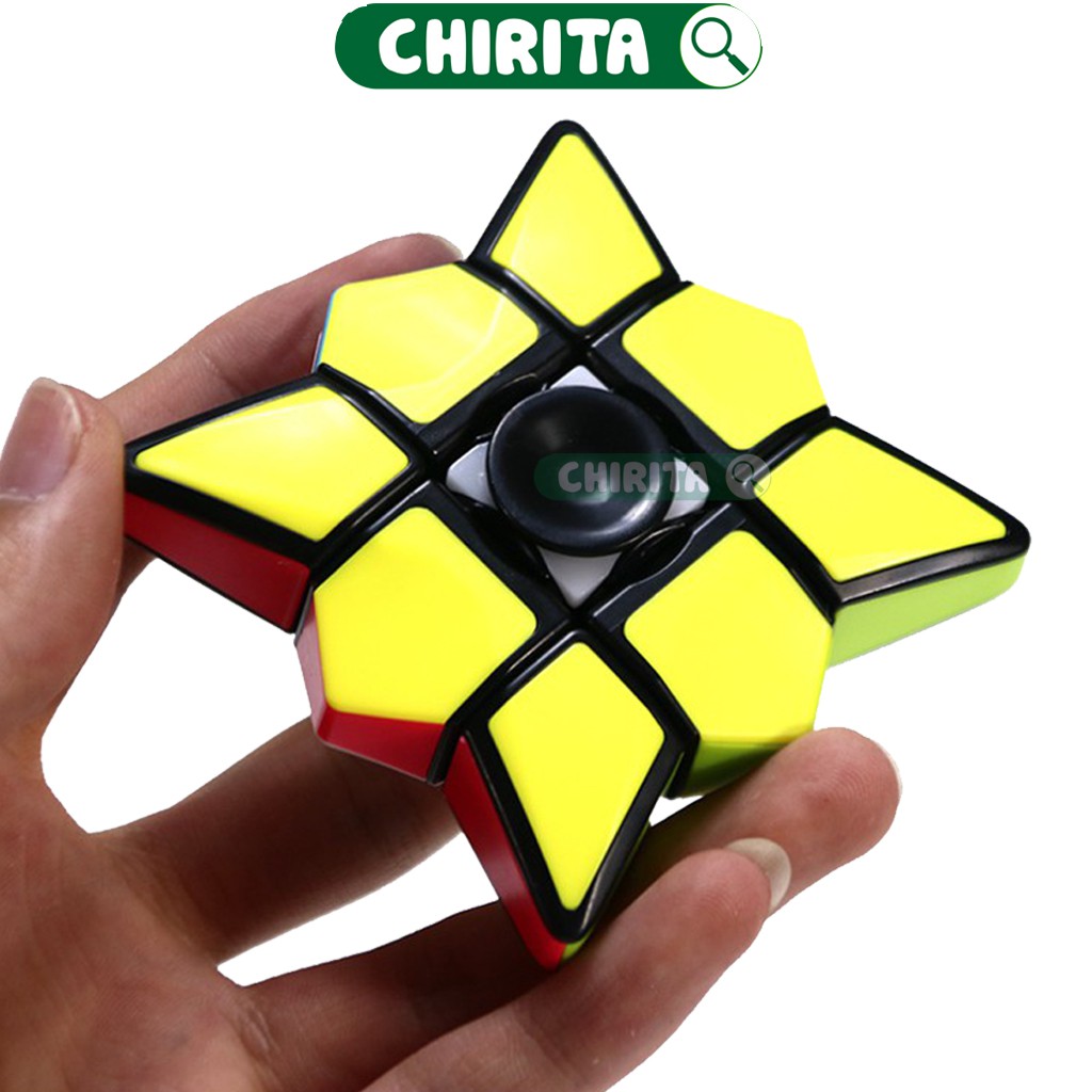 Rubik Biến Thể SPRINNER 1x3x3 XOAY 360 ĐỘ - Cục Rubik Trơn Mượt, Đồ Chơi Trẻ Em CHIRITA (shop có rubik 3x3, 2x2..)