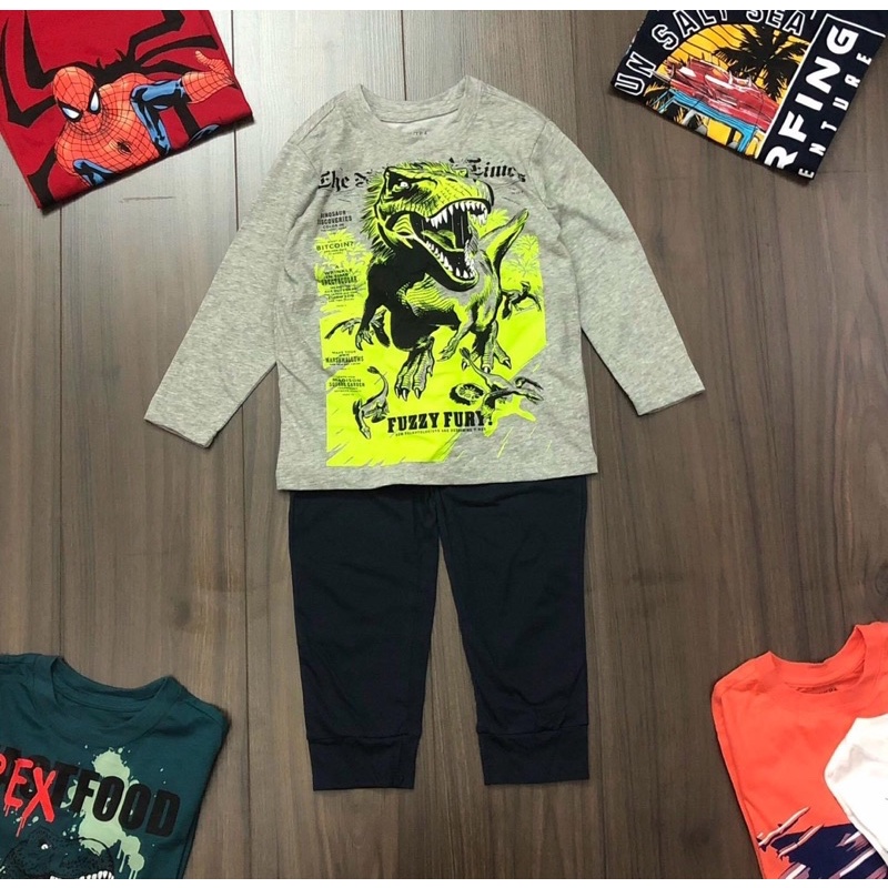 Bộ dài tay bé trai size đại- Bộ dài tay Place siêu đẹp size đại cho bé từ 4-14y