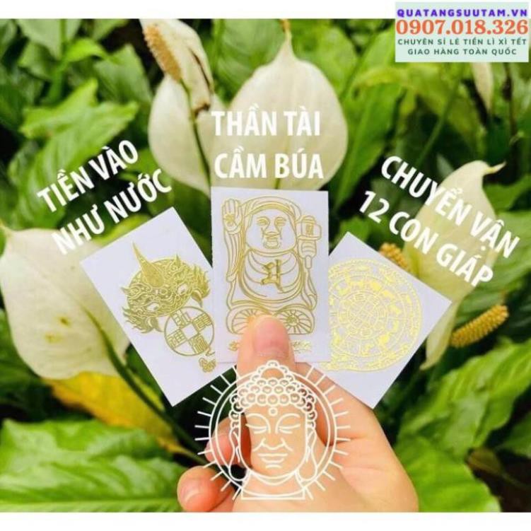 Bộ 3 Miếng Dán Điện Thoại Tình Duyên May Măn ( Hồ Ly - Đào Hoa - Phu Thê Hòa Hợp )