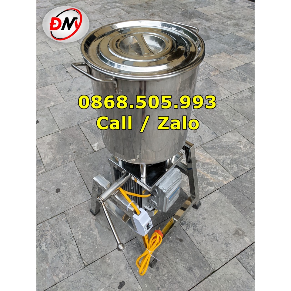 Máy xay pate 3.0Kw – xay thịt – cháo nhuyễn – xay gừng, riềng, sả, tỏi, ởt , máy làm sa tế - khung A Inox - Dao thả