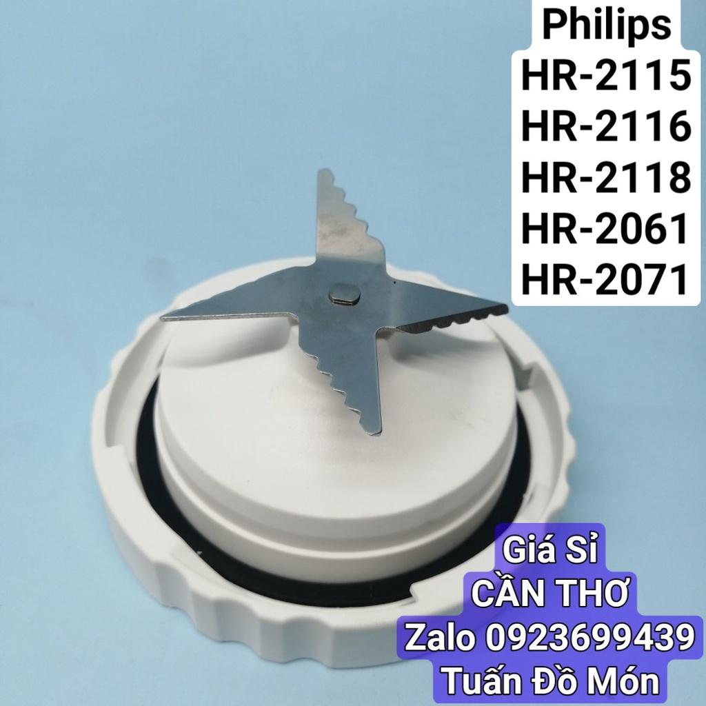 Lưỡi dao cối ướt (cốc lớn) máy xay sinh tố philips HR2115 / HR2116 / HR2118 / HR2071