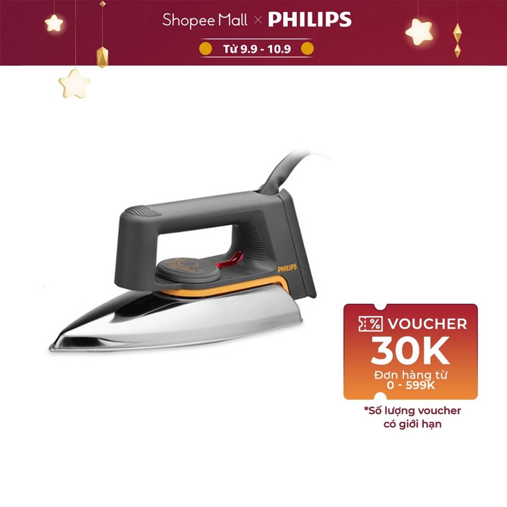 Bàn ủi khô PHILIPS HD1172 /01 1000W - Hàng chính hãng