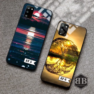 Ốp lưng kính cường lực Samsung Galaxy A02s in hình đẹp như ý